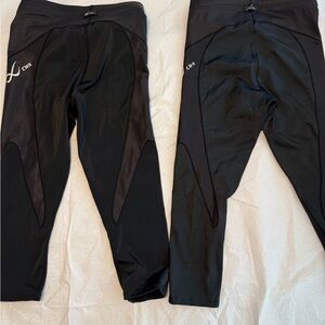 CW-X  Black Compression Running Leggings